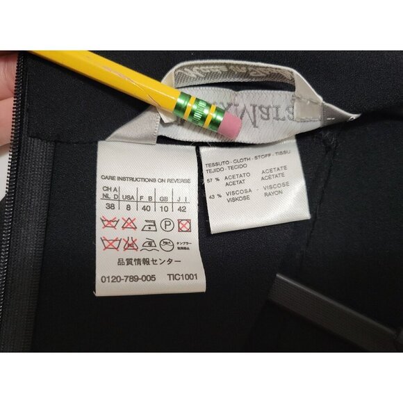 MAXMARA Black Viscose Shift Maxi Dress - Picture 13 of 14